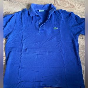 Blue Lacoste Polo Shirt